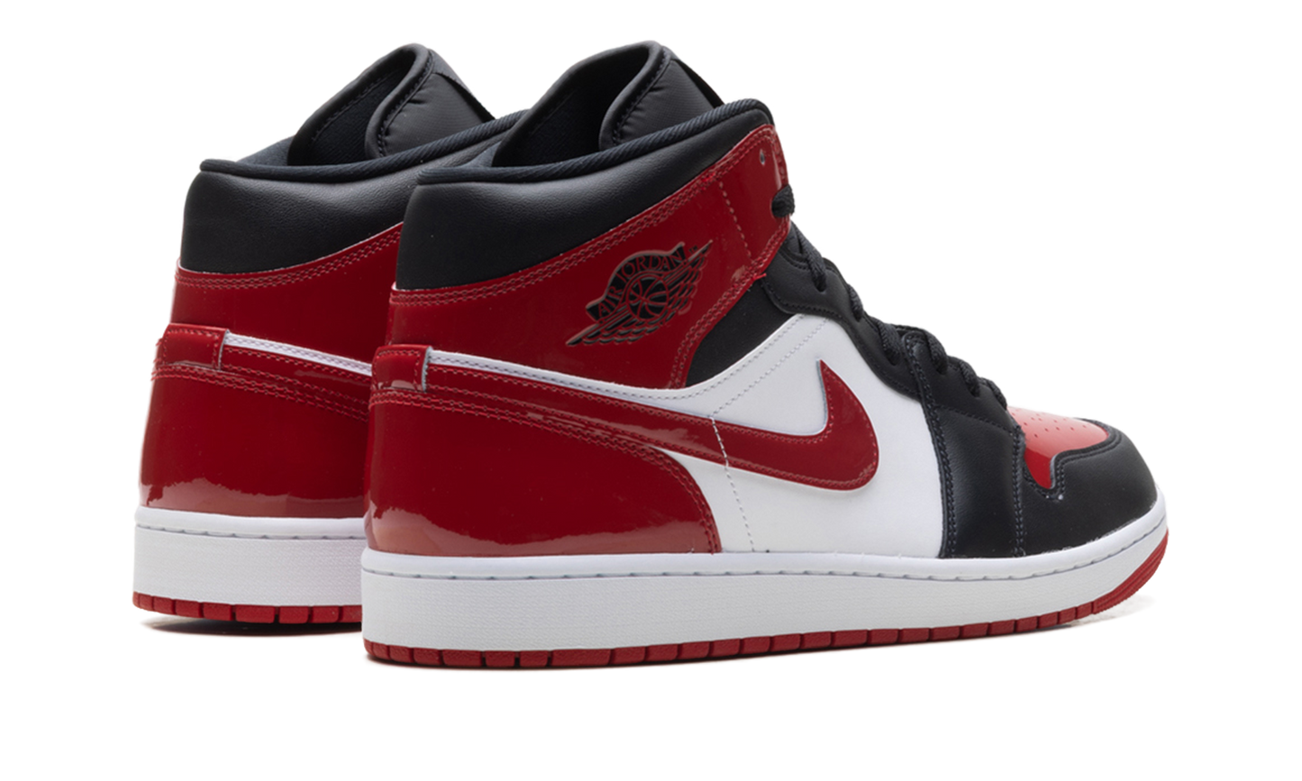 Jordan 1 Mid SE Patent Bred Toe HV4091 006