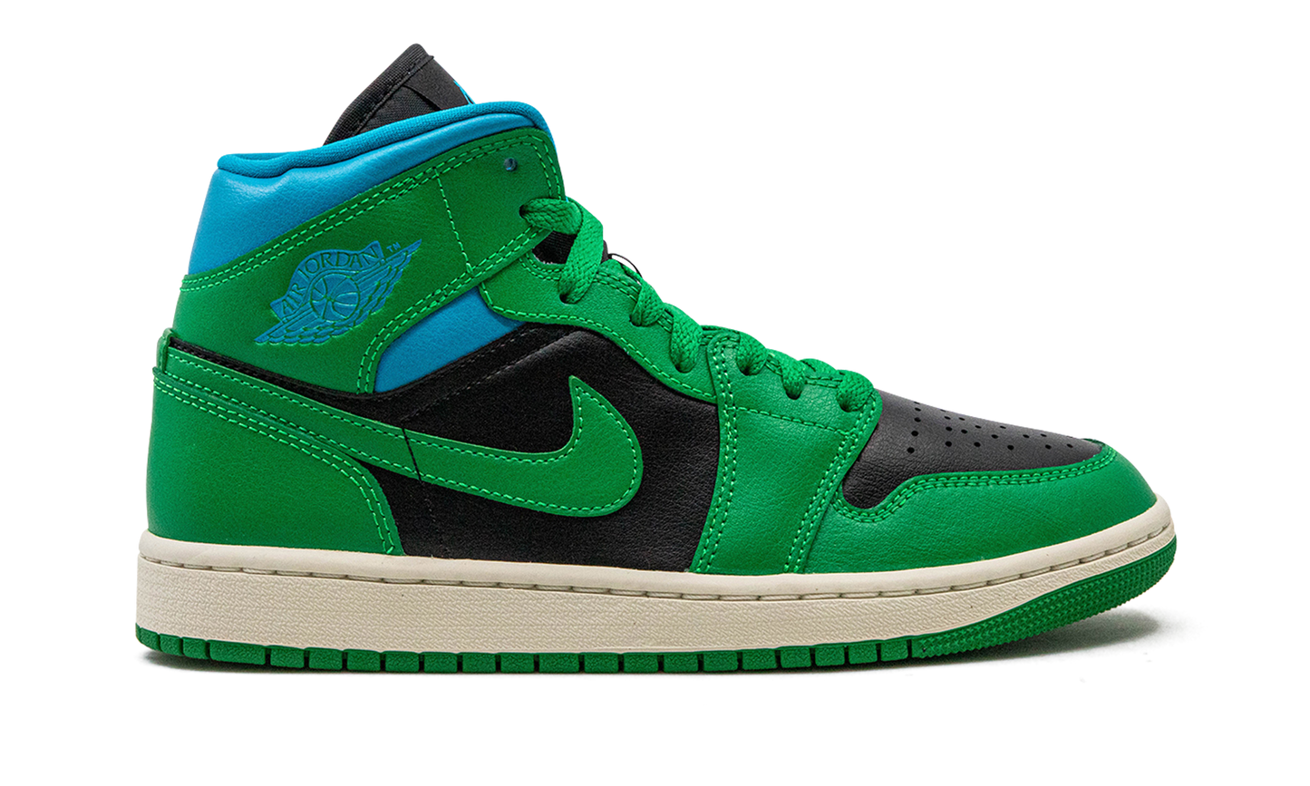 AIR JORDAN 1 MID WMNS Lucky Green Aquatone BQ6472 033