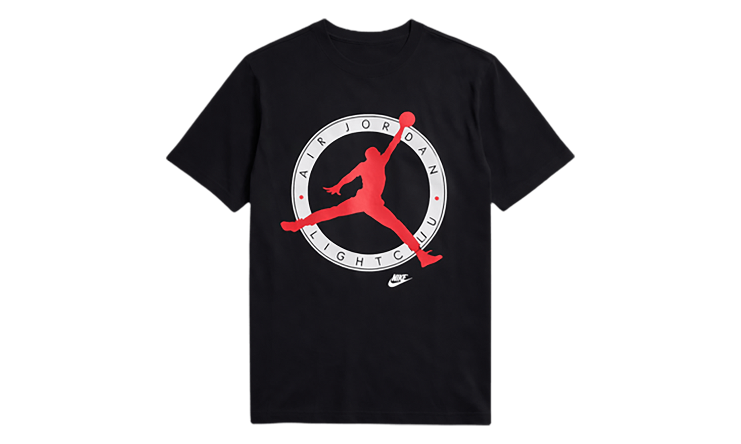 Jordan Flight Club T-Shirt Black / University Red IM1352 010