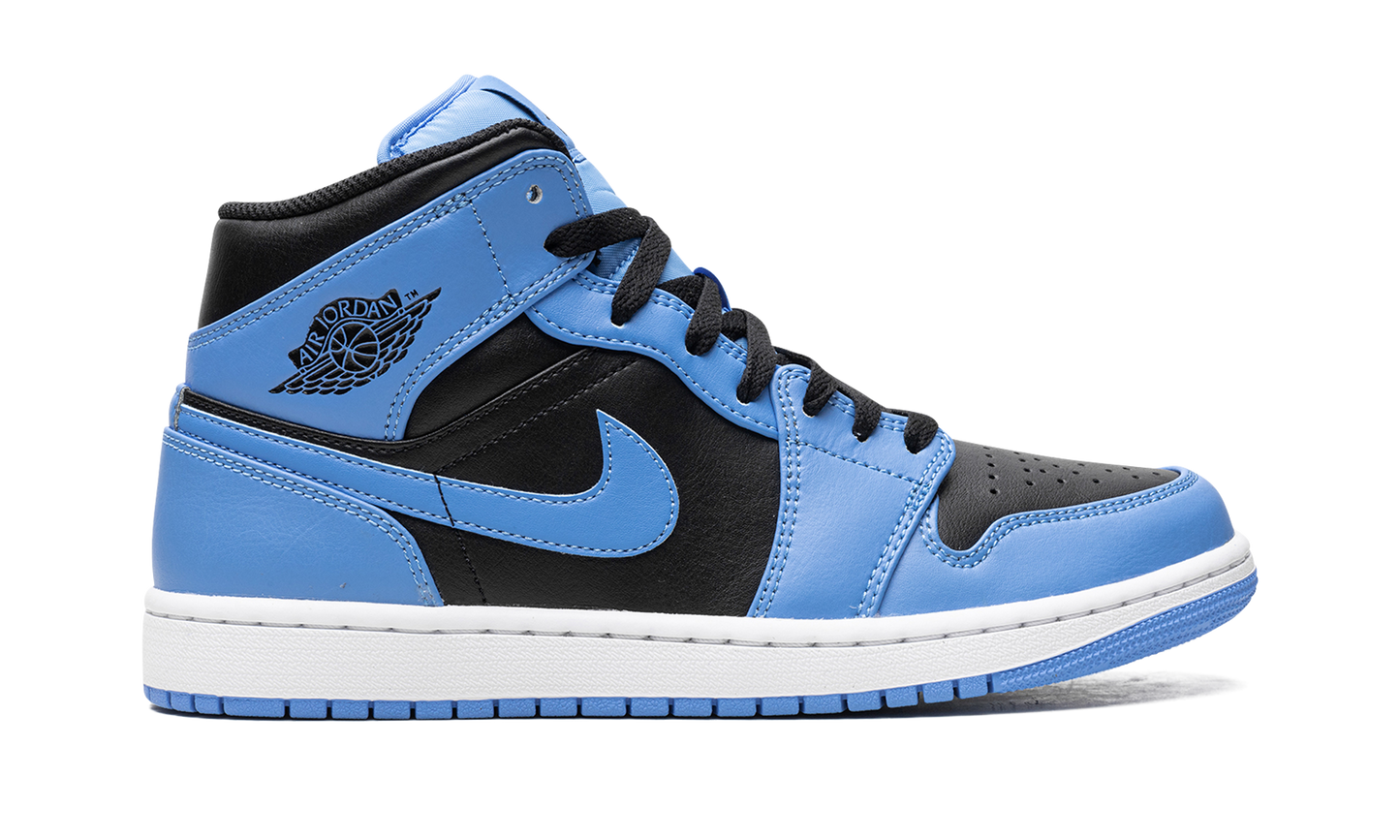 Air Jordan 1 Mid University Blue Black DQ8426 401