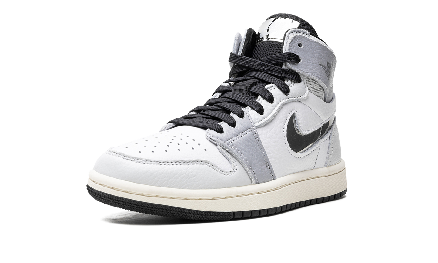AIR JORDAN 1 ZOOM AIR CMFT 2 WMNS Metallic Silver FJ4652 100