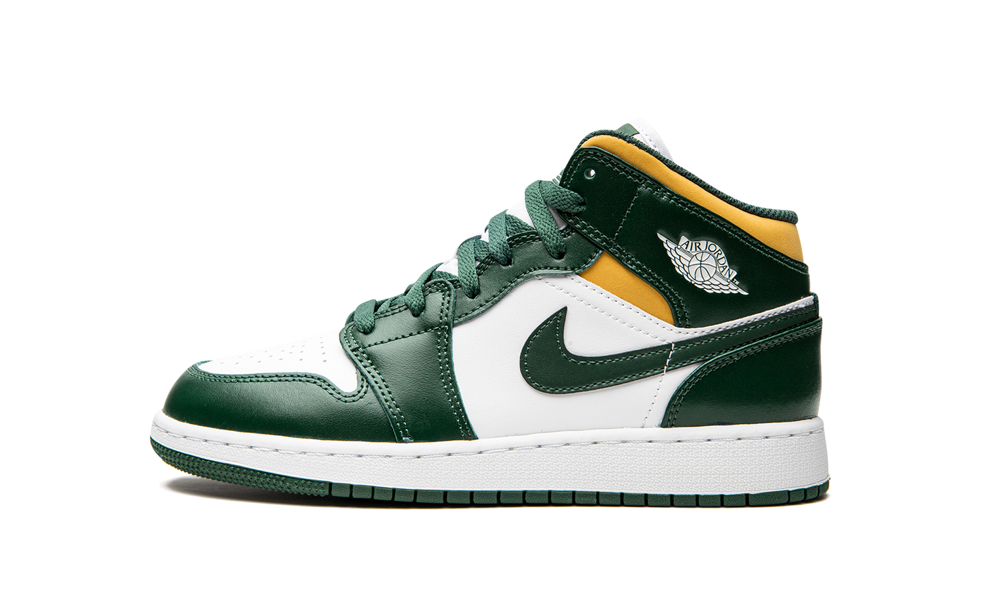 Air Jordan 1 Mid GS Sonics 554725 371