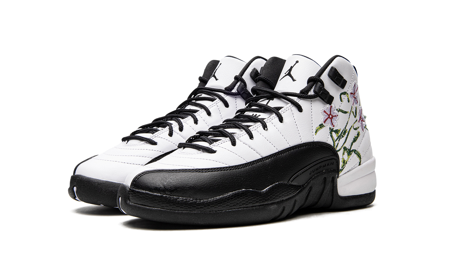 Air Jordan 12 GS Floral DR6956 100