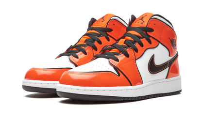 Air Jordan 1 Mid SE GS Turf Orange BQ6931 802