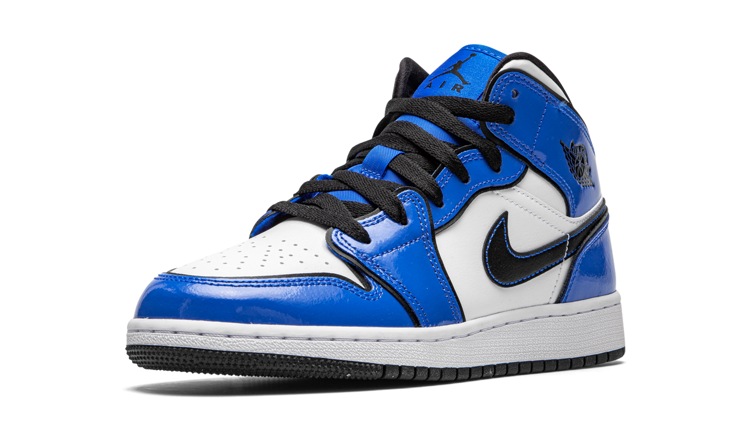 Air Jordan 1 Mid SE GS Signal Blue BQ6931 402