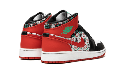 Jordan 1 Mid GS Ugly Christmas Sweater DM1208 150
