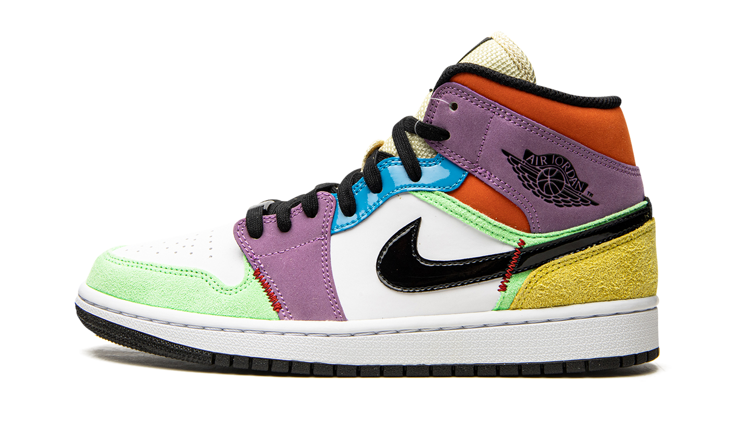 Air Jordan 1 Mid SE WMNS Lightbulb CW1140 100