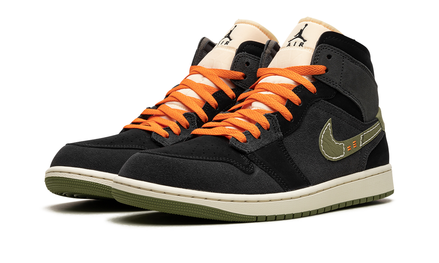 Air Jordan 1 Mid SE Craft Anthracite Light Olive FD6817 003