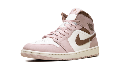 Jordan 1 Mid WMNS Pink Oxford Brown BQ6472 620