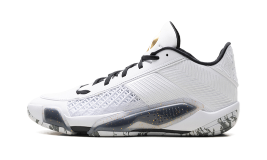 Jordan 38 Low White Metallic Gold Black FD2326 107