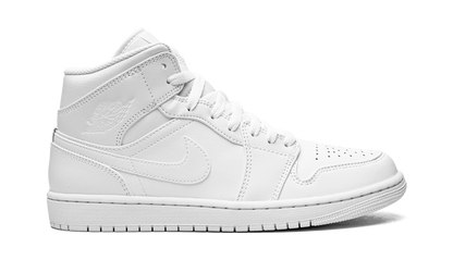 Air Jordan 1 Mid Triple White 554724 136