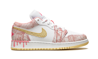 Air Jordan 1 Low SE GS Paint Drip CW7104 601