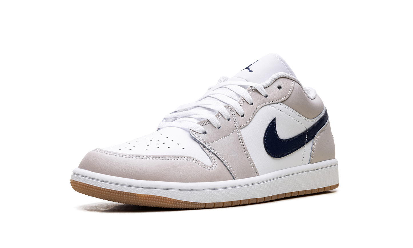 Jordan 1 Low Midnight Navy Neutral Grey 553558 146
