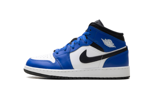 Jordan 1 Mid GS Game Royal White Black DQ8423 402