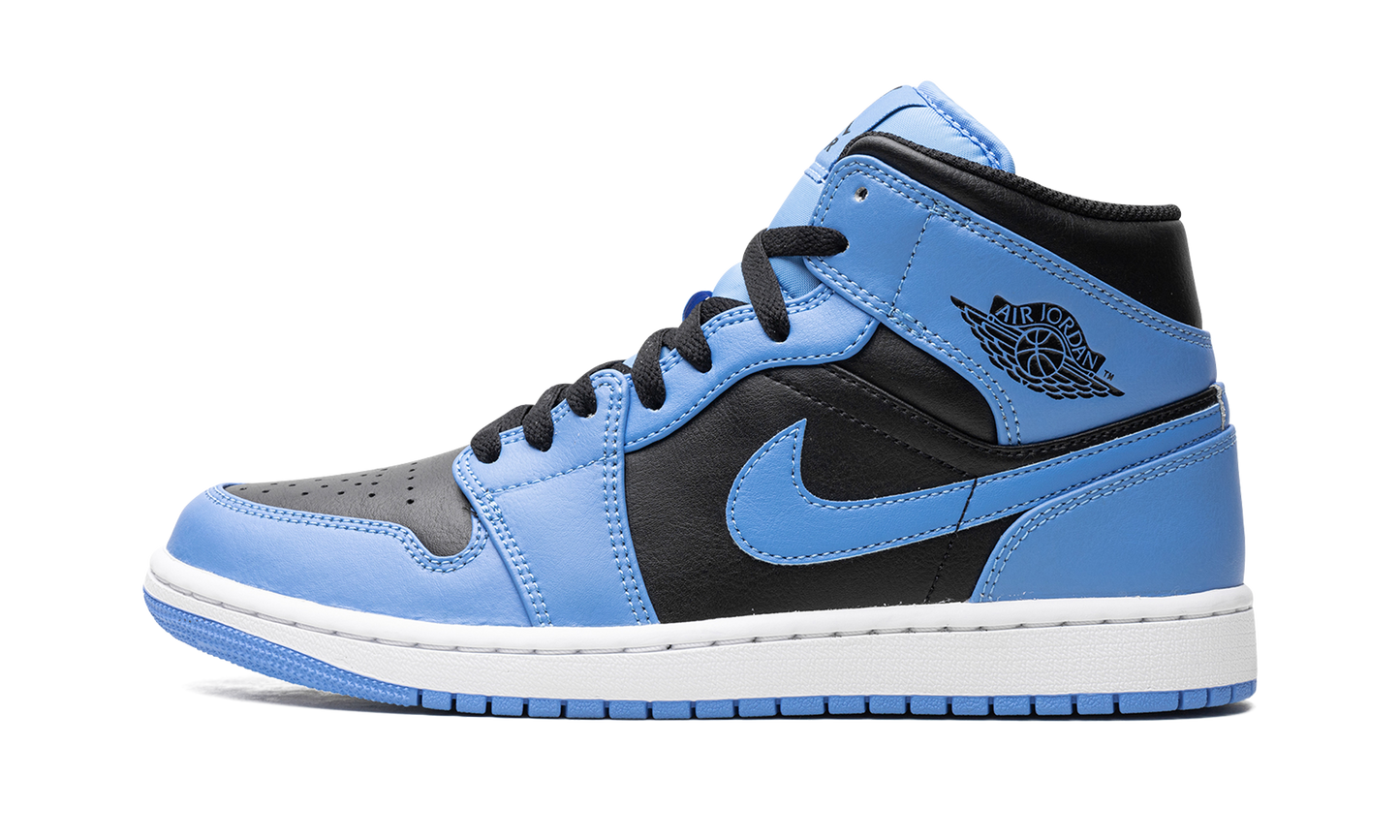 Air Jordan 1 Mid University Blue Black DQ8426 401