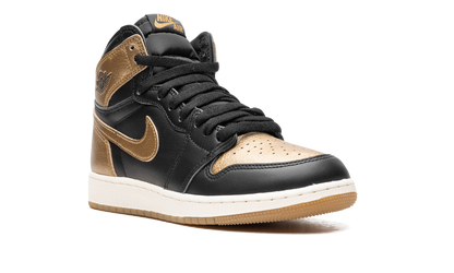 Air Jordan 1 GS Black Metallic Gold FD1437 071