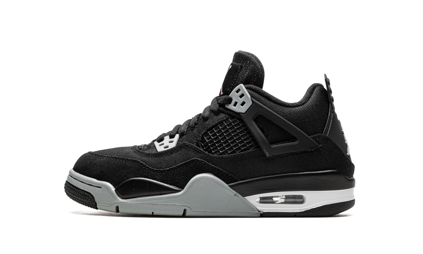 Air Jordan 4 GS Black Canvas DV0553 006